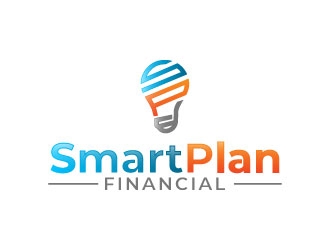 SmartPlan Financial logo design by pixalrahul