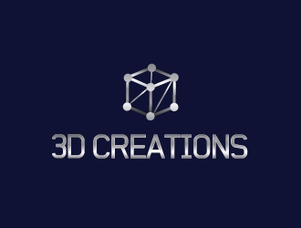 3D Creations logo design by Boomstudioz