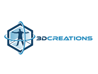 3D Creations logo design by serprimero