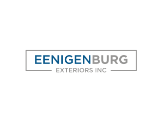Eenigenburg Exteriors Inc logo design by vostre