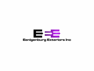 Eenigenburg Exteriors Inc logo design by hopee