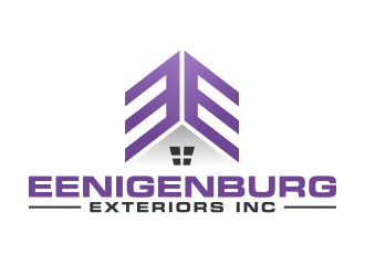 Eenigenburg Exteriors Inc logo design by Dakon