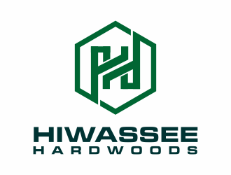 Hiwassee Hardwoods logo design by hidro