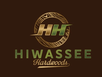 Hiwassee Hardwoods logo design by REDCROW
