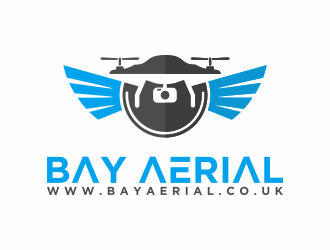 Bay Aerial / www.bayaerial.co.uk logo design by BlessedArt