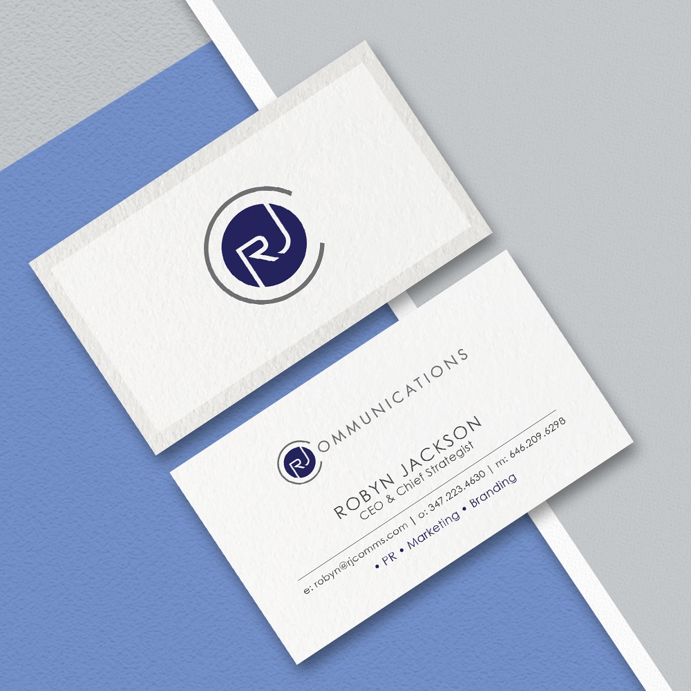 RJ Communications logo design by DreamLogoDesign