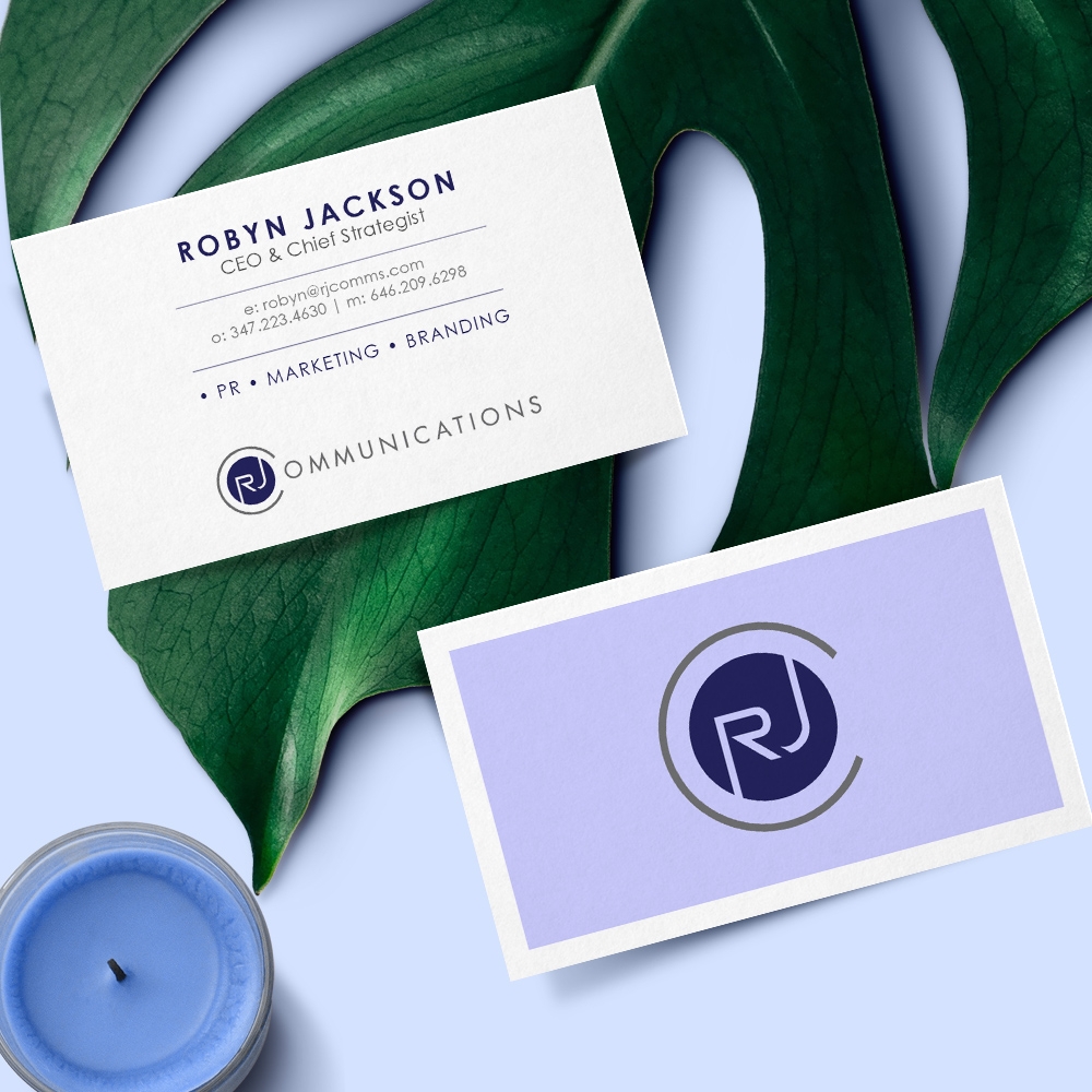 RJ Communications logo design by DreamLogoDesign