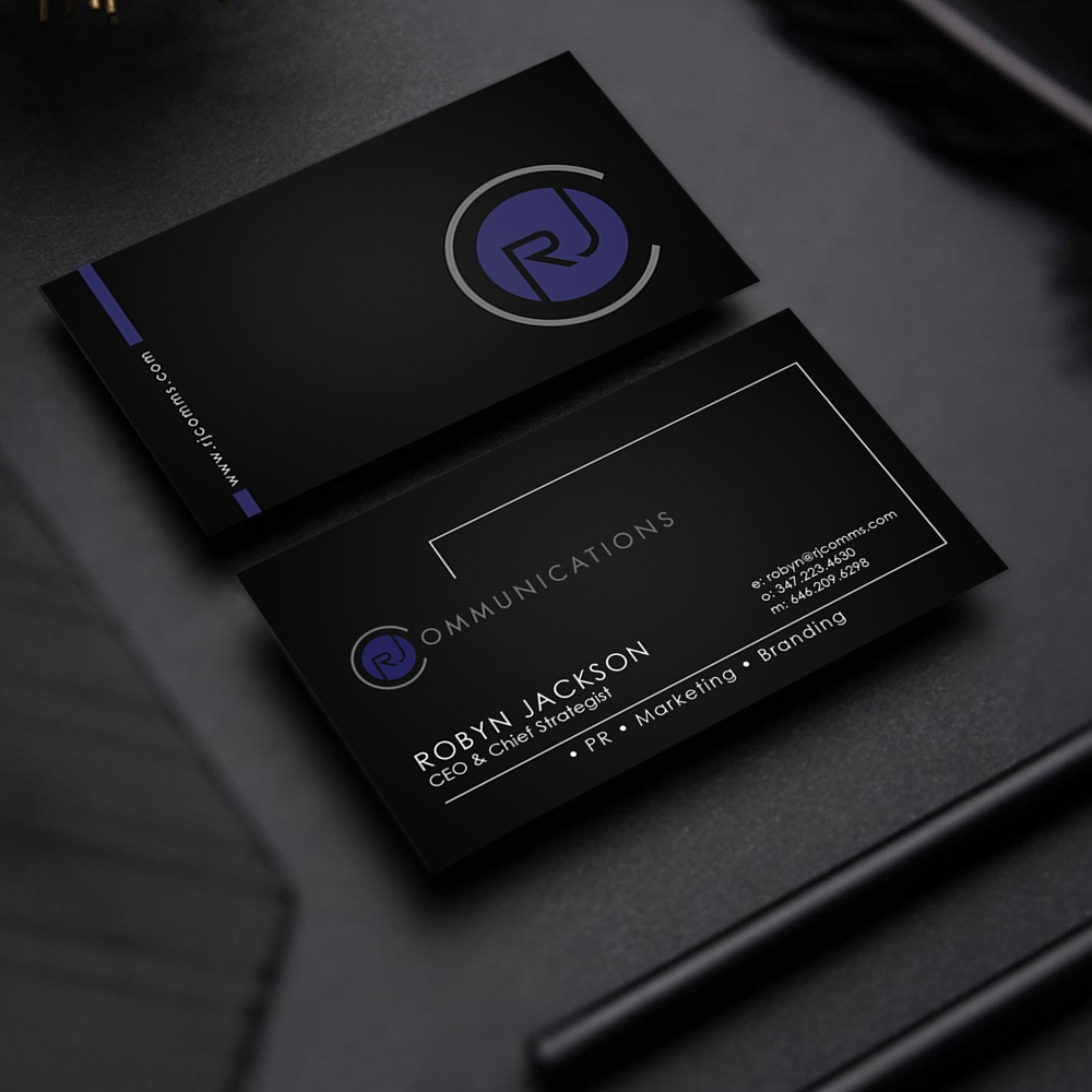 RJ Communications logo design by DreamLogoDesign