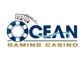 Ocean Gaming Casino logo design by Coolwanz