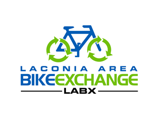 Laconia Area Bike Exchange (LABX) logo design by kunejo