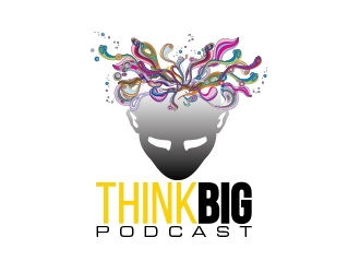 Think Big Podcast logo design by MarkindDesign