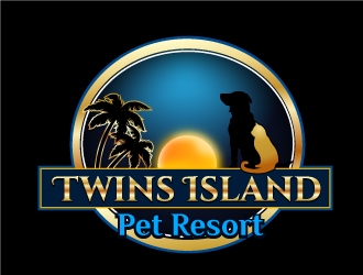 Twins Island Pet Resort logo design by tec343