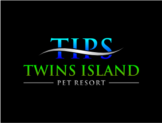 Twins Island Pet Resort logo design by cintoko