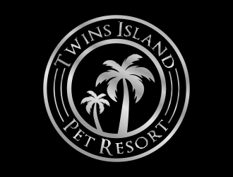 Twins Island Pet Resort logo design by akhi