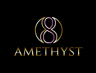 8Amethyst logo design by MarkindDesign