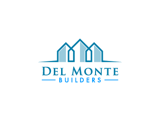 Del Monte Builders logo design by pencilhand