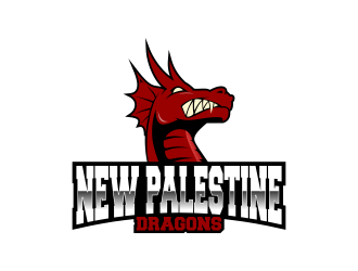 New Palestine Dragons logo design by Kruger