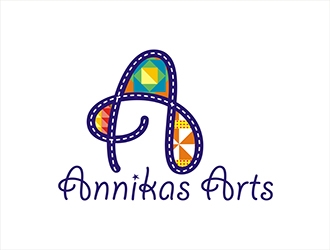 Annikas Arts logo design by gitzart