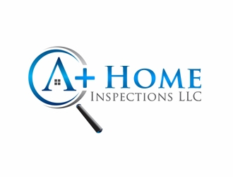 A+ (or A plus)  Home Inspections LLC logo design by gilkkj
