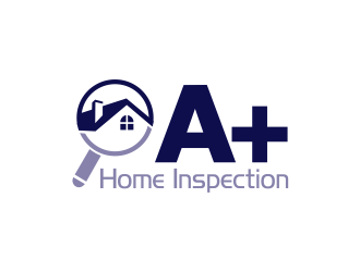 A+ (or A plus)  Home Inspections LLC logo design by MariusCC