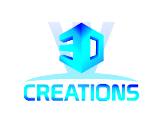 3D Creations logo design by logy_d