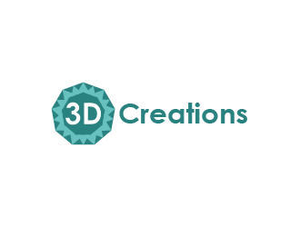 3D Creations logo design by studiosh