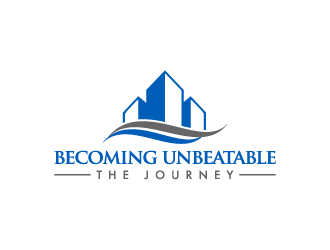 becoming unbeatable - the journey logo design by pencilhand