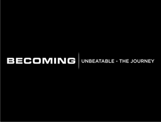 becoming unbeatable - the journey logo design by sheilavalencia