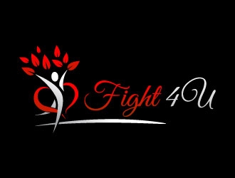 Fight 4U  logo design by J0s3Ph