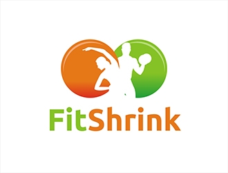 FitShrink logo design by gitzart