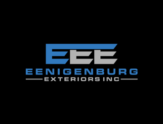 Eenigenburg Exteriors Inc logo design by johana