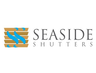 Seaside Shutters logo design by bezalel