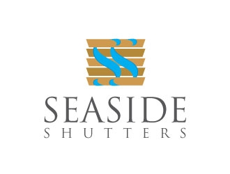 Seaside Shutters logo design by bezalel