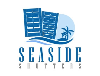 Seaside Shutters logo design by daywalker