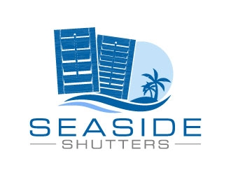 Seaside Shutters logo design by daywalker