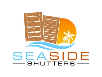 Seaside Shutters logo design by daywalker