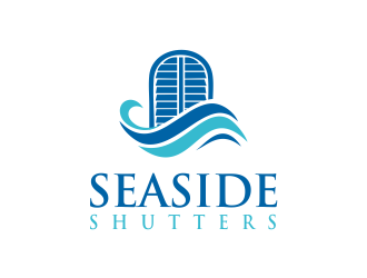 Seaside Shutters logo design by aldesign