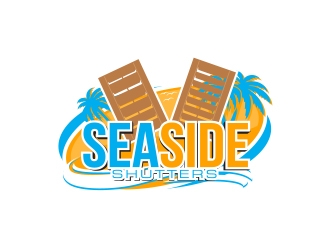 Seaside Shutters logo design by MarkindDesign