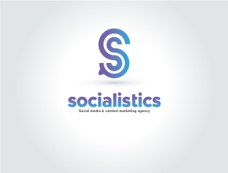 Socialistics logo design by emberdezign
