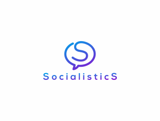 Socialistics logo design by ubai popi