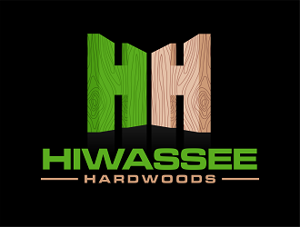 Hiwassee Hardwoods logo design by dianD