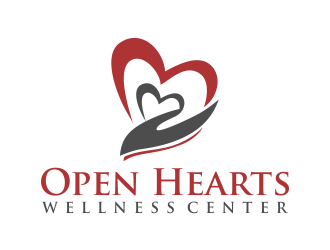 Open Hearts Wellness Center logo design by oke2angconcept