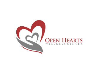 Open Hearts Wellness Center logo design by oke2angconcept