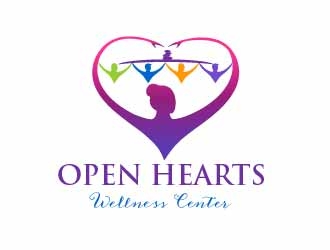 Open Hearts Wellness Center logo design by SOLARFLARE