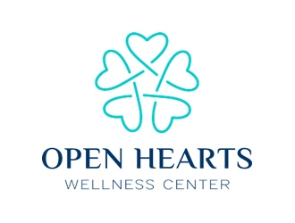 Open Hearts Wellness Center logo design by Coolwanz