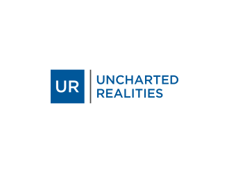 Uncharted Realities  logo design by L E V A R