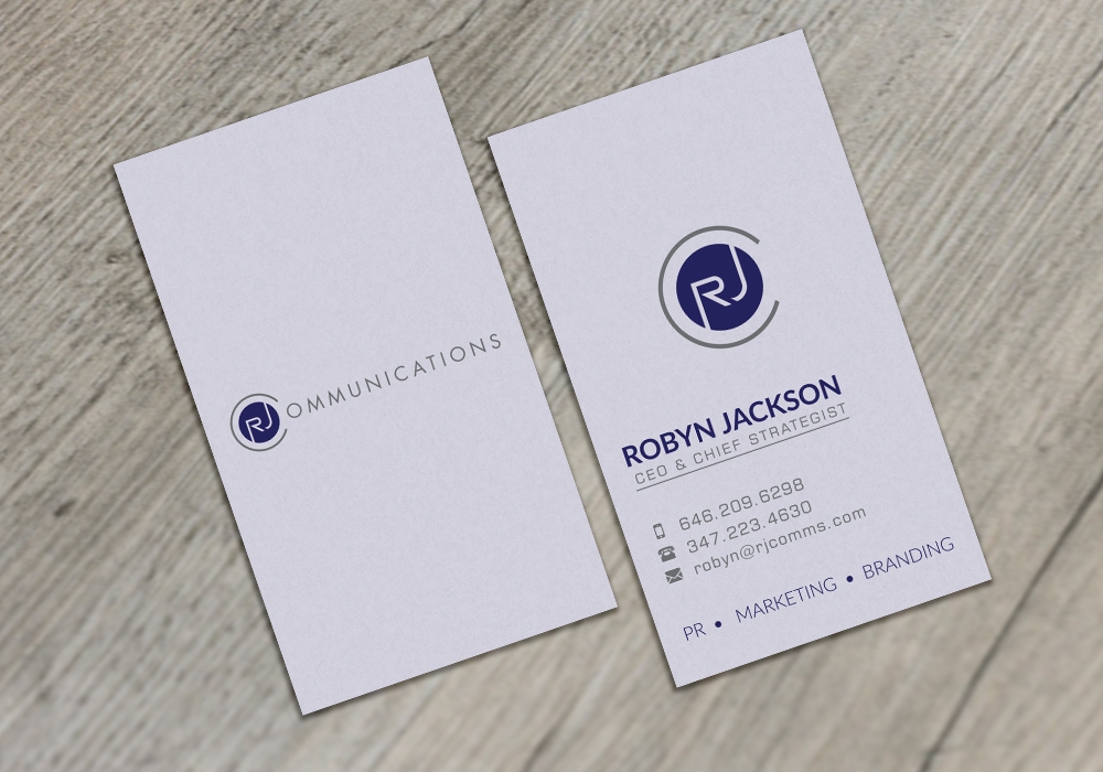 RJ Communications logo design by jhunior