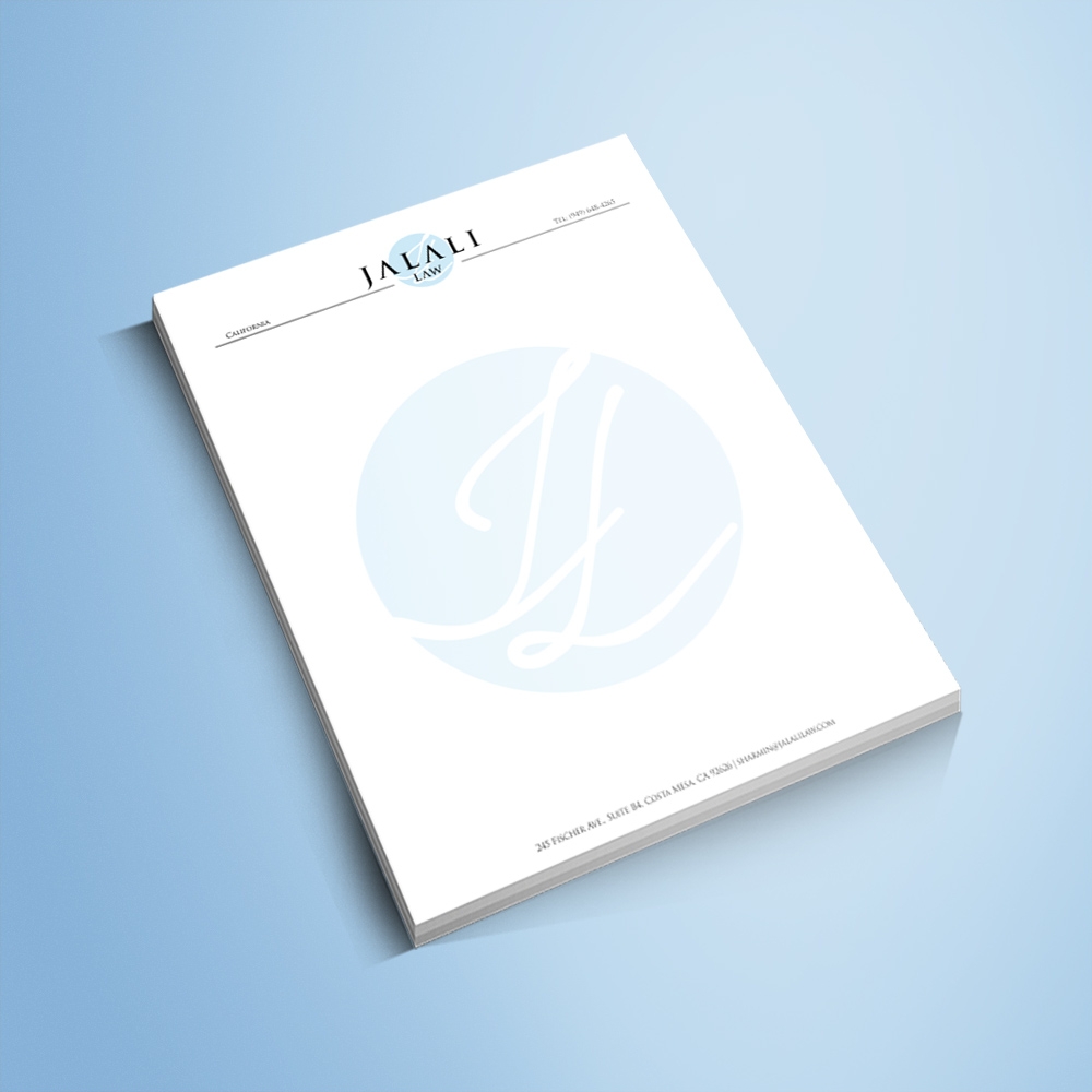 JALALI LAW logo design by Kindo