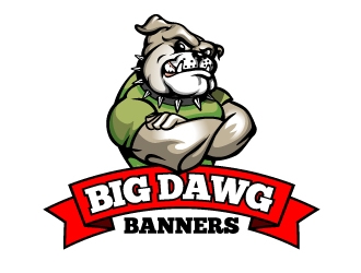 Big Dawg banners logo design by aRBy