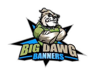 Big Dawg banners logo design by aRBy